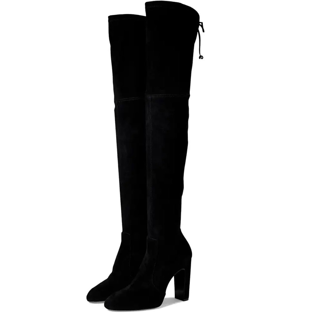Stuart Weitzman Women's Vidaland Knee High Boot - Black Suede
